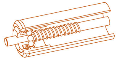 Rouleaux PVC gravitaires - MSET