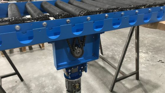 Convoyeur mécanisé à chaines mset côté