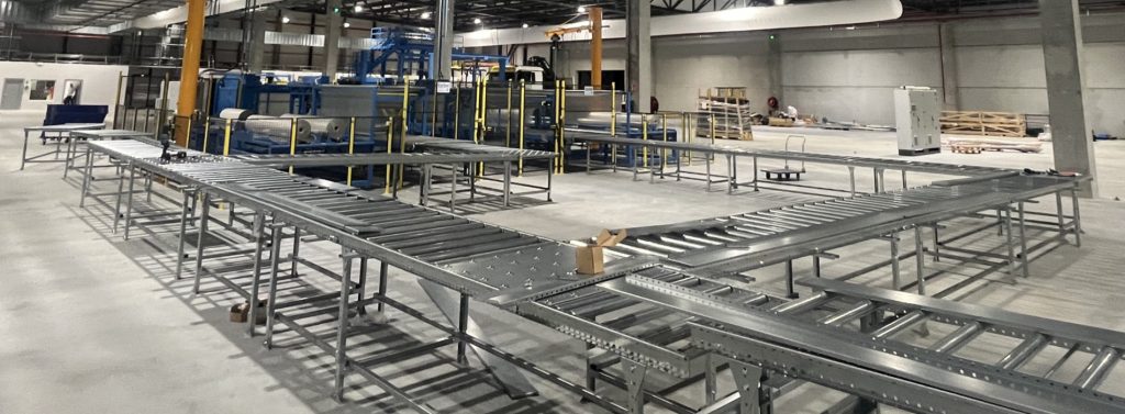  ligne convoyeurs gravitaires