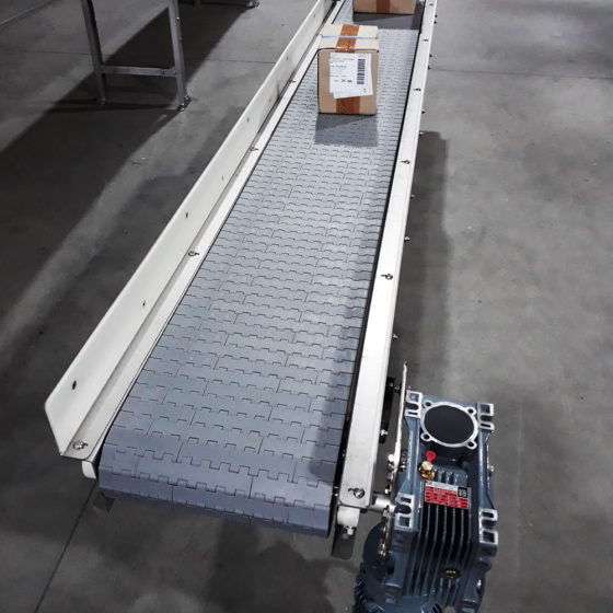 convoyeur bande modulaire avec moteur