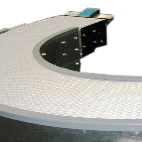 convoyeur bande modulaire courbe