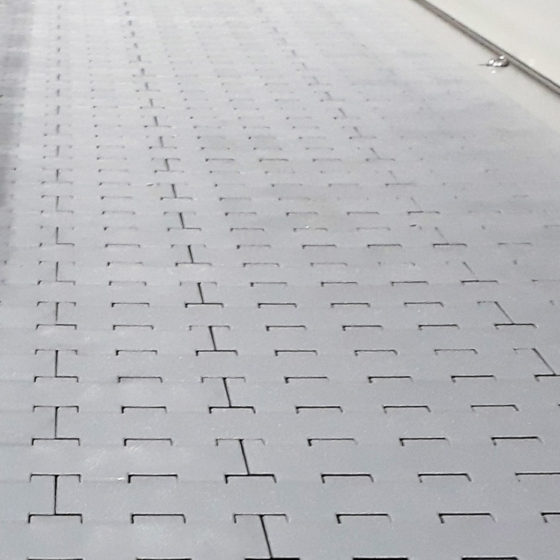 gros plan bande modulaire grise