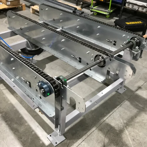 convoyeur tri-chaîne pour charges lourdes