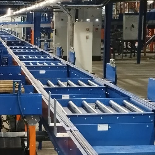 ligne de convoyeurs bi-chaines